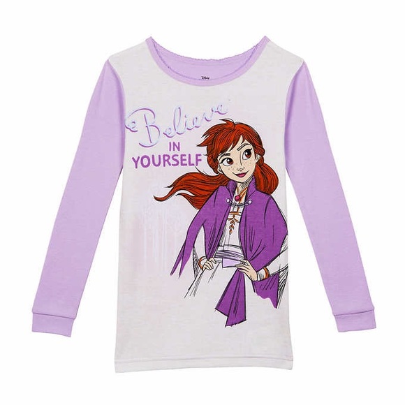 Frozen Kids 4 Piece Cotton PJ Set, 7 - Picture 6 of 7